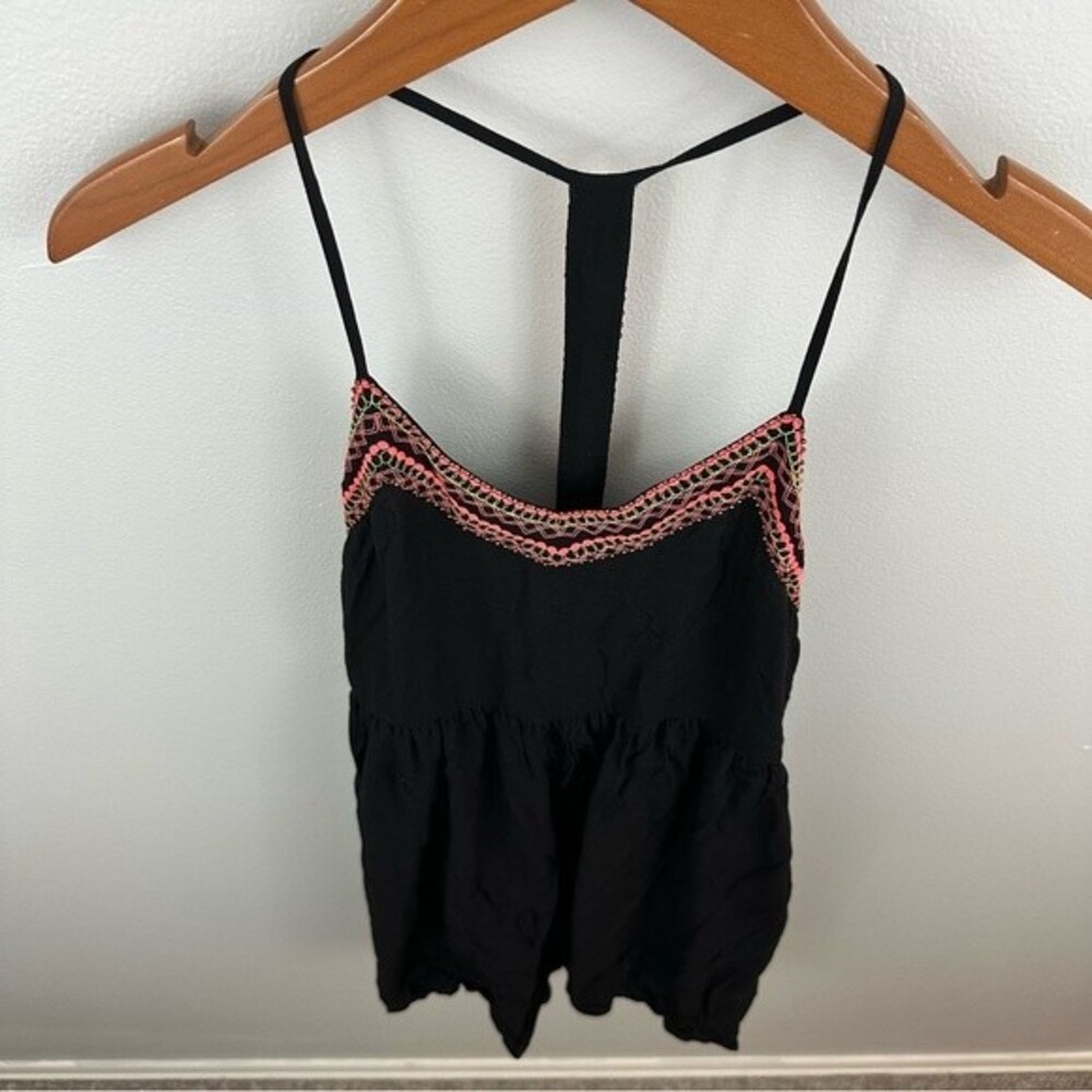 Dina Be For Francesca's Black V-Neck Mini Dress NWT Size Small Vacation Summer - Picture 16 of 16